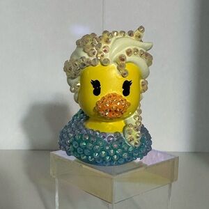 Disney Elsa Frozen Rubber duck rhinestone Bling Cruise Jeep Cheer